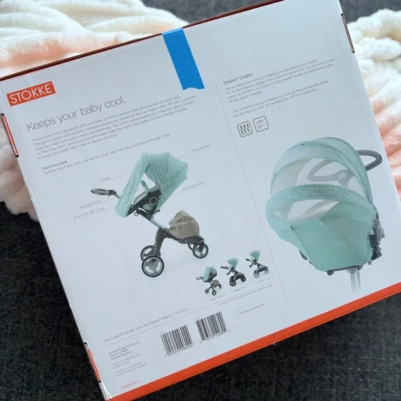 Stokke Summer kit for Stokke Stroller - salty blue color - Picture 2 of 2